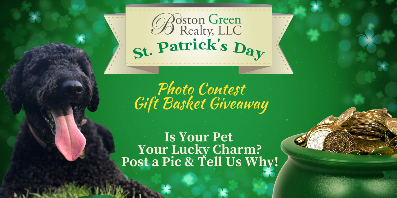 Boston Green Realty Pet Phot Contest Gift Basket Giveaway